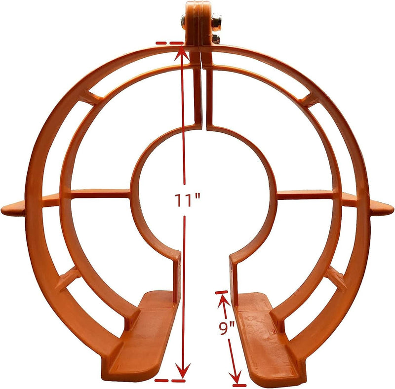 DURAFORCE 11 Inch Orange Propeller Safety Guard for 25-35 HP Outboard Engine