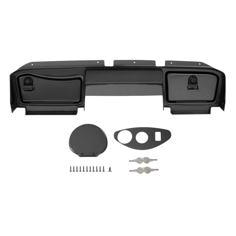 Carbon Fiber Style Dash Board Cover for EZGO RXV 08-14 Golf Cart