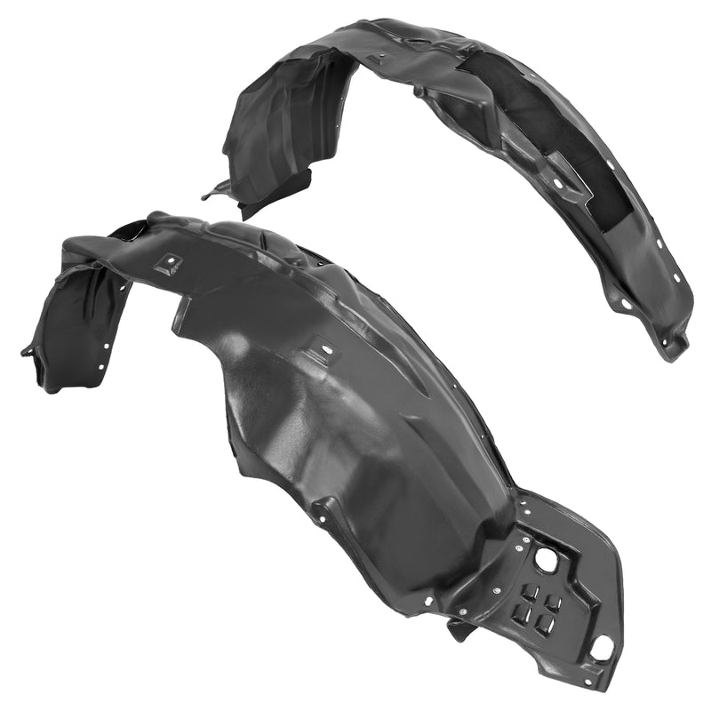 Front LH RH Inner Fender Liners With Insulation Foam for Honda Civic 2012-2015