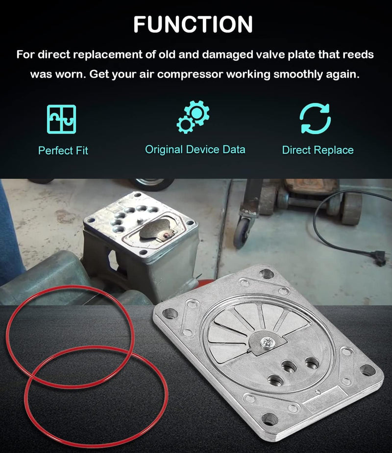 ZAC0032 Valve Plate Kit for Craftsman Dewalt Porter Cable DeVilbiss Black Decker