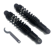DURAFORCE 13101208 Rear Suspension Shocks Springs Black 13 Inch for Harley Davidson Pair