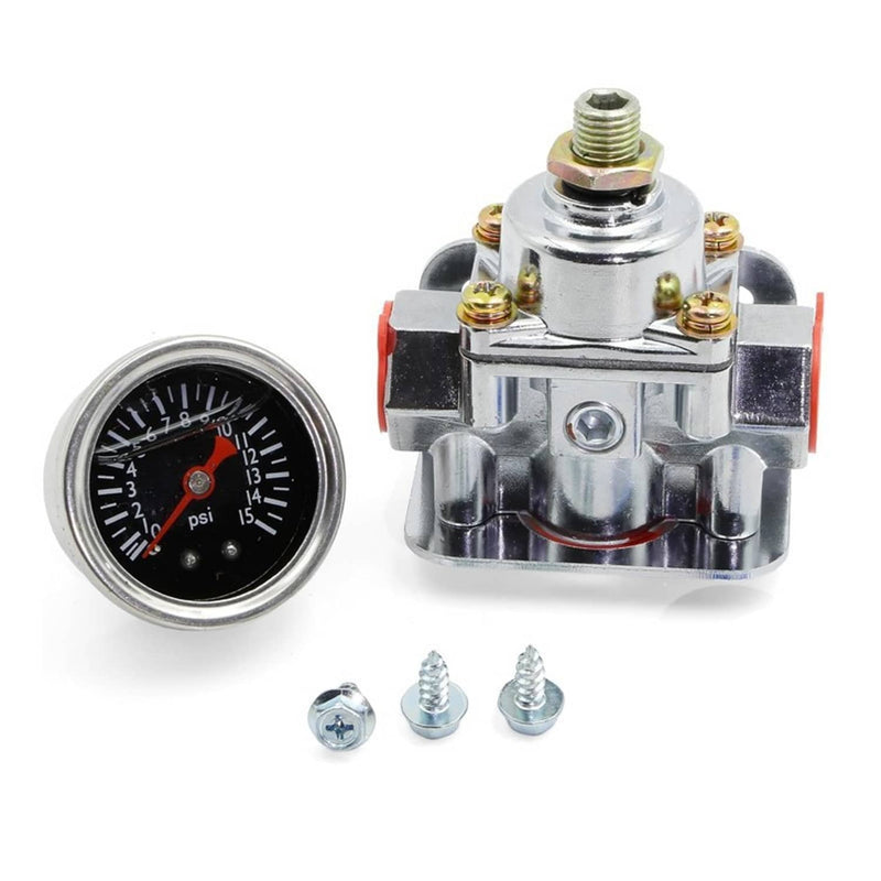 12-804 Low Fuel Pressure Regulator Gauge for Carburetor Carb Quick Fuel