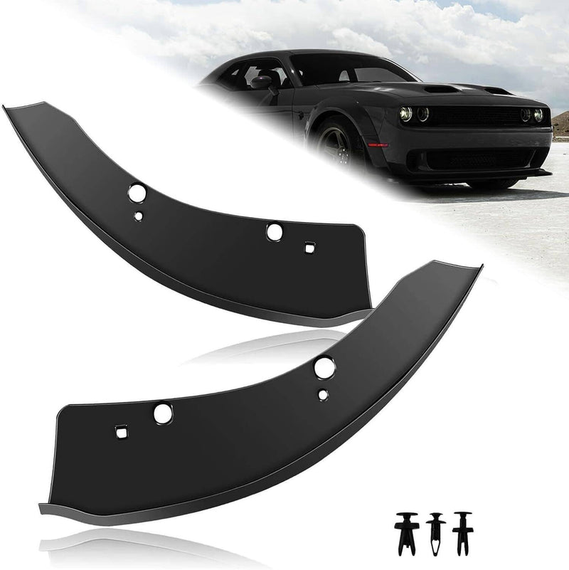 Front Bumper Lip Splitter Trim Cover for Dodge Charger SRT Scat 2015-2021 Black