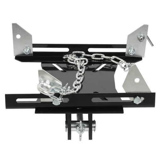 DURAFORCE Transmission Floor Jack Adapter 1100lbs Capacity for Repair Tool Black Silvery