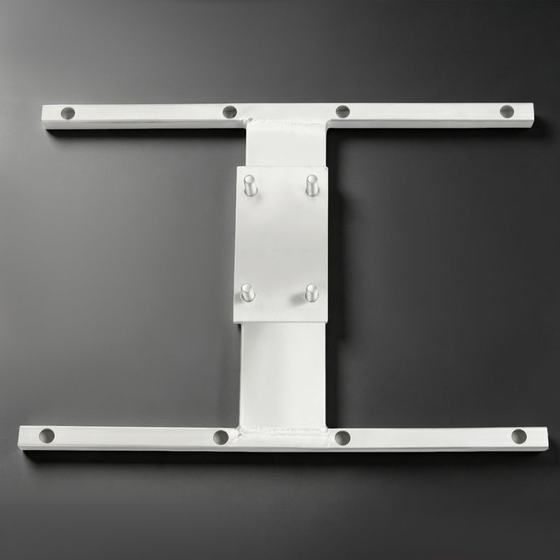 Aluminum H-Mount Trailer Spare Tire Carrier for 6-Lug Wheels w/Hardware