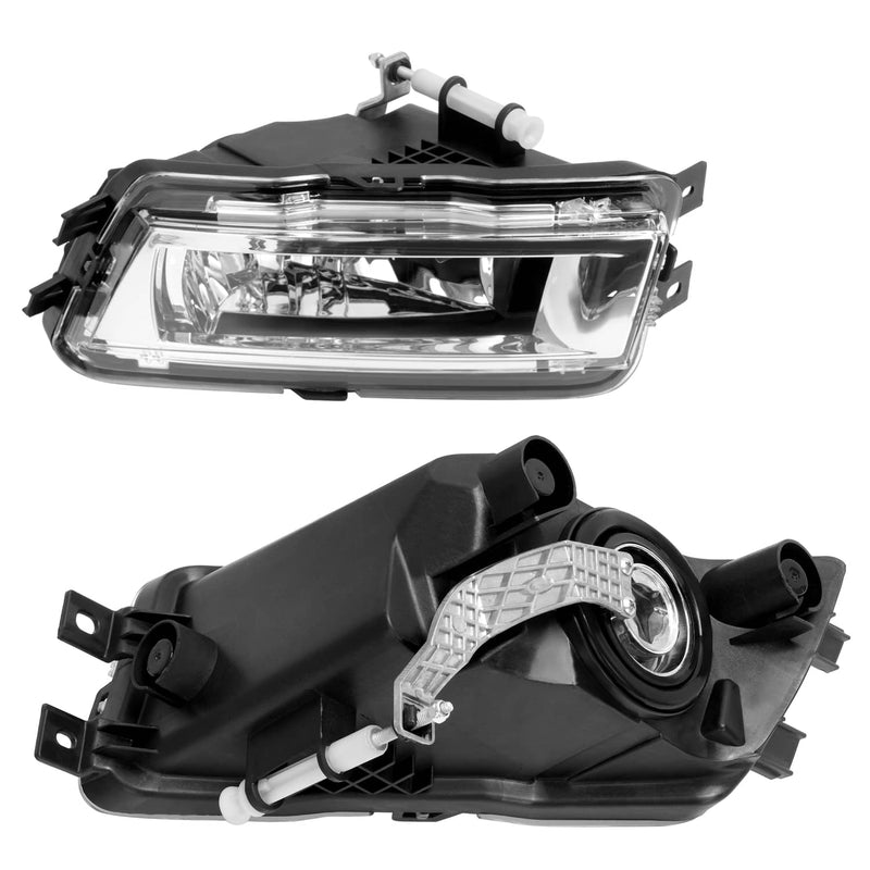 DURAFORCE Front Bumper Fog Lights Corner Lamp & Lower Grille for VW Passat 2012-2015 7PC