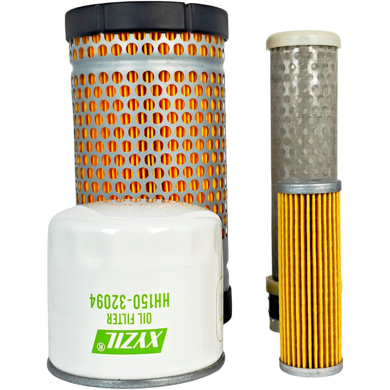 Service Filter Kit for Kubota K008 K008-3 Excavator With D722 Engine SN 20063