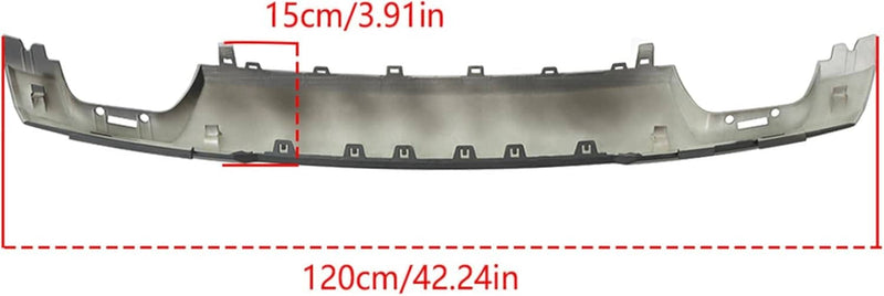 Front Bumper Lower Molding Trim Valance Matte for Ford F150 2021 2022 2023