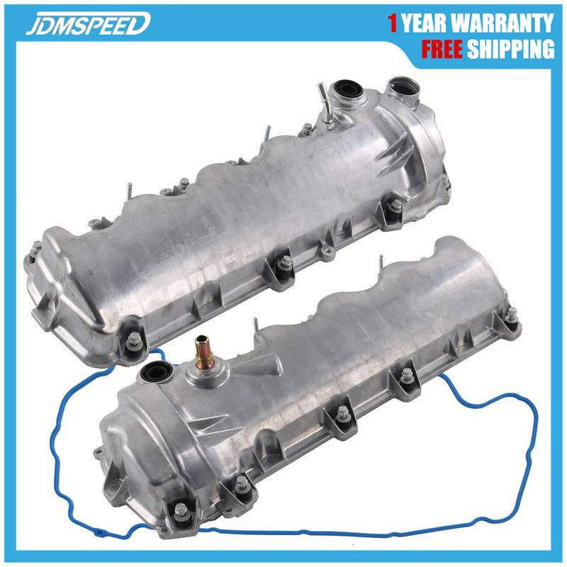 Pair Engine Valve Cover LH RH for Ford F150 F250 F350 Expedition 4.6L 5.4L
