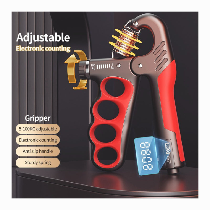 Adjustable Grip Strength Trainer 5-100kg Hand Gripper Workout for Men Women