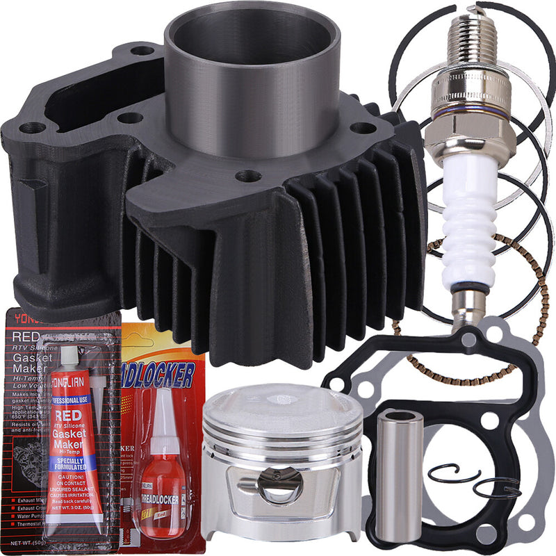 47mm Engine Piston Cylinder Top End Kit for Yamaha Badger Moto-4 Raptor 80