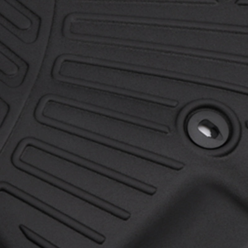 Floor Mats Liner Set for Nissan Frontier Crew Cab 2022-2025 All Weather TPE 3PCS