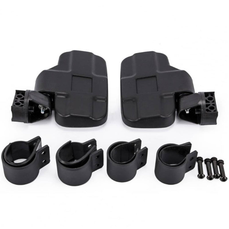 1 Pair UTV Rearview Side Mirrors 1.75" 2" for Polaris RZR Ranger Yamaha YXZ1000R