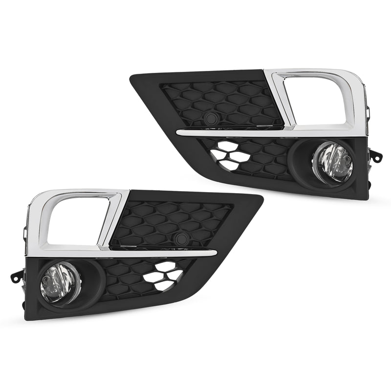 Front Bumper Fog Lamp Bezel Chrome Trim for Honda Odyssey 2018-2020 Set