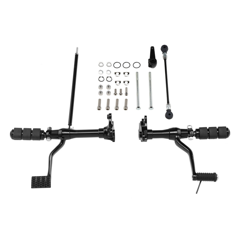 Black Forward Controls Foot Pegs for Harley Sportster 883 1200 1991-2003