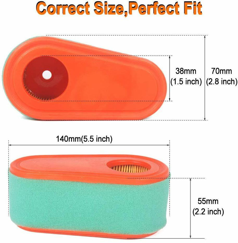 4240 Air Filter with Pre Filter for B and S 5419 5419K 795066 796254