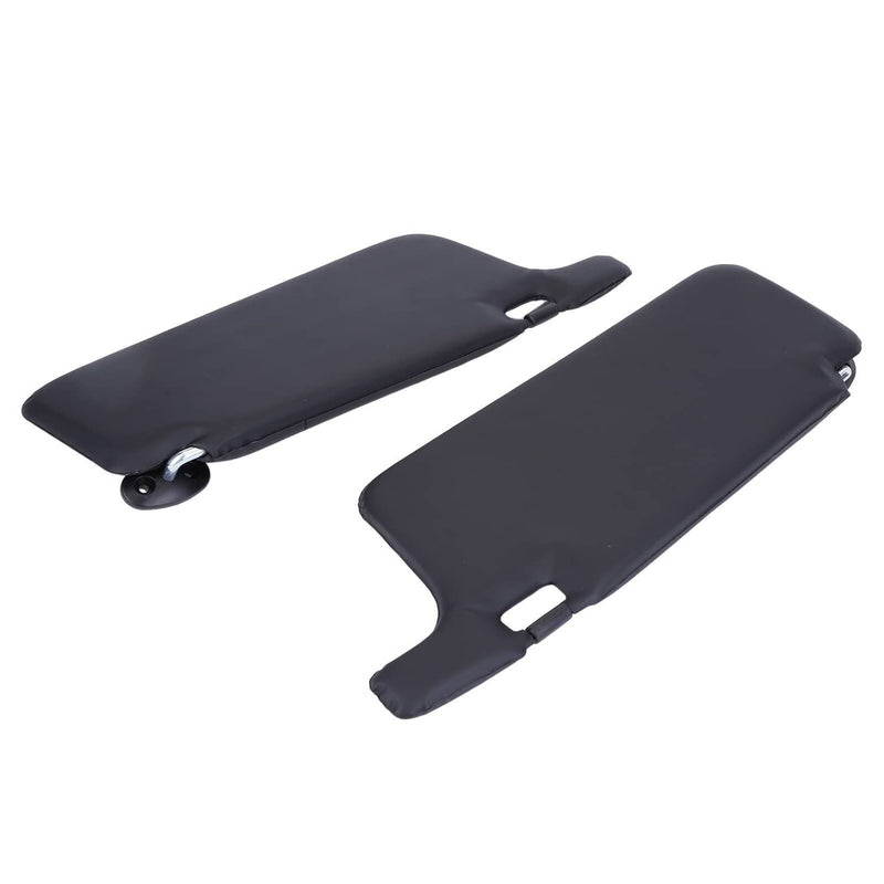 Sun Visors Left Driver & Right Passenger for Honda Civic 1996-2001 Black