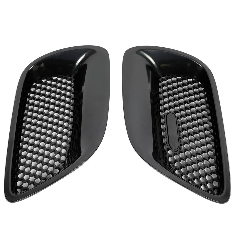 DURAFORCE Front Upper Kidney Grille Insert Left Right Black ABS for Pontiac GTO 2004-2006