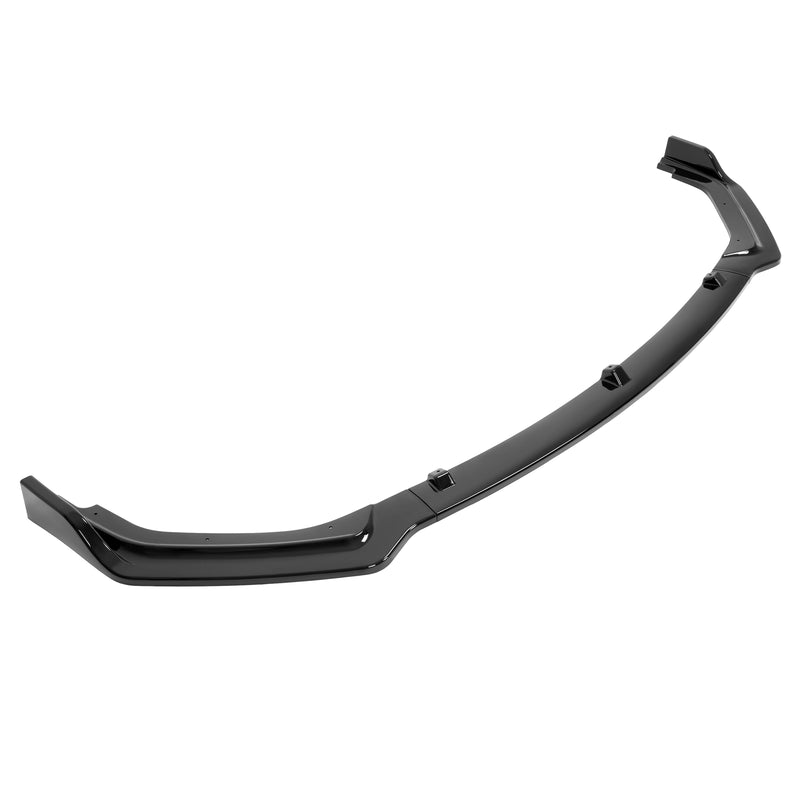 Glossy Black Front Bumper Lip Splitter Chin for Infiniti Q50 2018-2024 Luxe