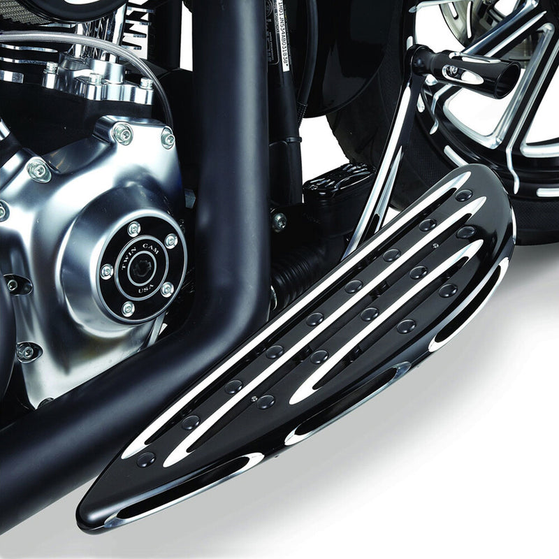 CNC Stretched Floorboards Foot Boards for Harley Touring Softail Dyna