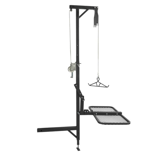 DURAFORCE 400lbs 360° Swivel Hitch Mount Deer Hanger Game Hoist Lifting System Platform
