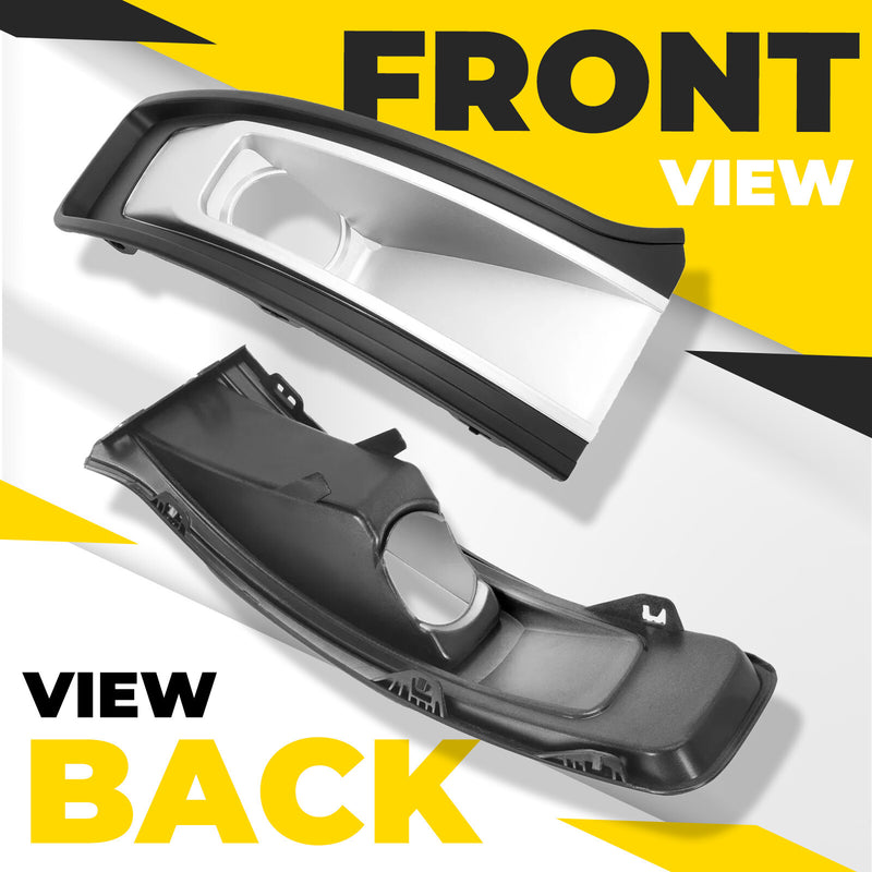 Fog Light Bezel Trim Cover for Ford Flex 2013-2019 Driver Passenger Side Pair