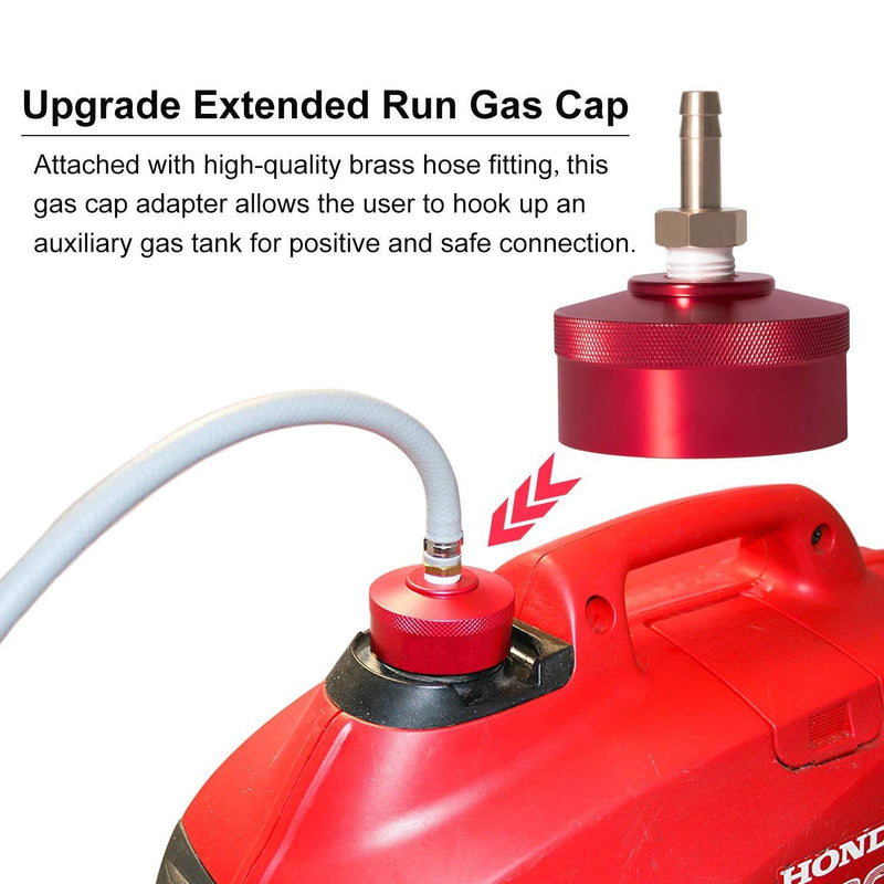 Extended Gas Cap Oil Change Funnel Magnetic Dipstick for Honda Generator EU2200i