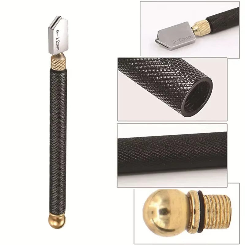 Glass Cutter Tool 2-20mm Mosaic Tile Mirror Cutter with Oil Feed Carbide Tips