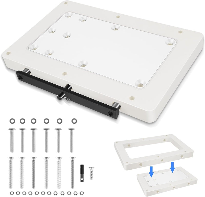 1854055 RTA-55 Quick Release Bracket for Minn Kota Quest Motors White