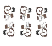 DURAFORCE 437327 0437327 Car Carburetor Repair Kit for Johnson/Evinrude 130HP-250HP 6Set