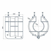DURAFORCE Propeller Guard for Mercury for Yamaha for Johnson 9.9-20 HP Outboards 9 Inch