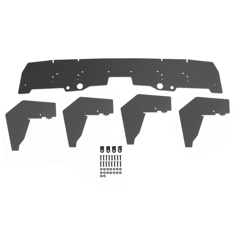 Black Rear Bumper Winglet Splitter Diffuser Fin for Subaru WRX STI 2015-21