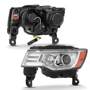 DURAFORCE Halogen Upgrade LED Tube Projector Headlights for Jeep Grand Cherokee 2017-2021