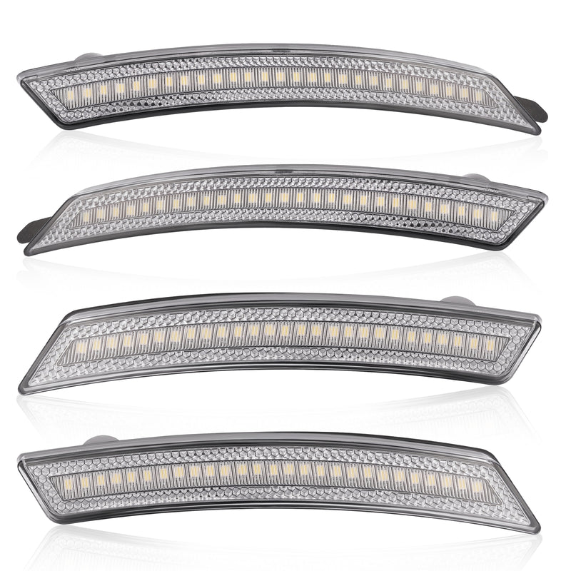 Side Marker Fender Lights Front Rear for Mini Cooper 2007-2015 R55 R56 R57 Set