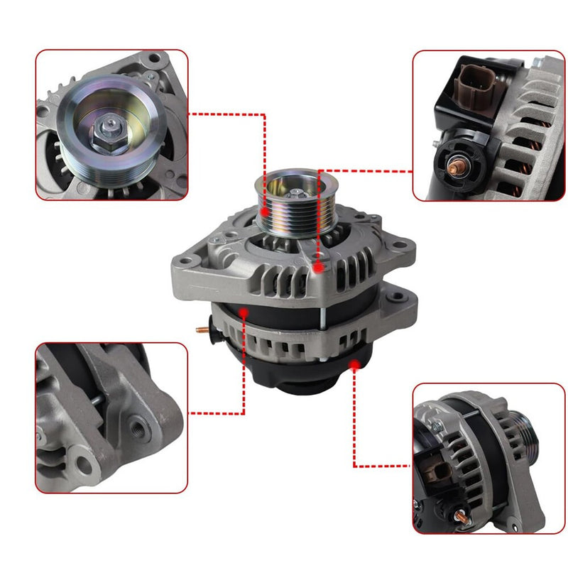 31100R40A Alternator for Honda Accord 2008-2012 Acura TSX L4 2.4L 2009-2014 130A