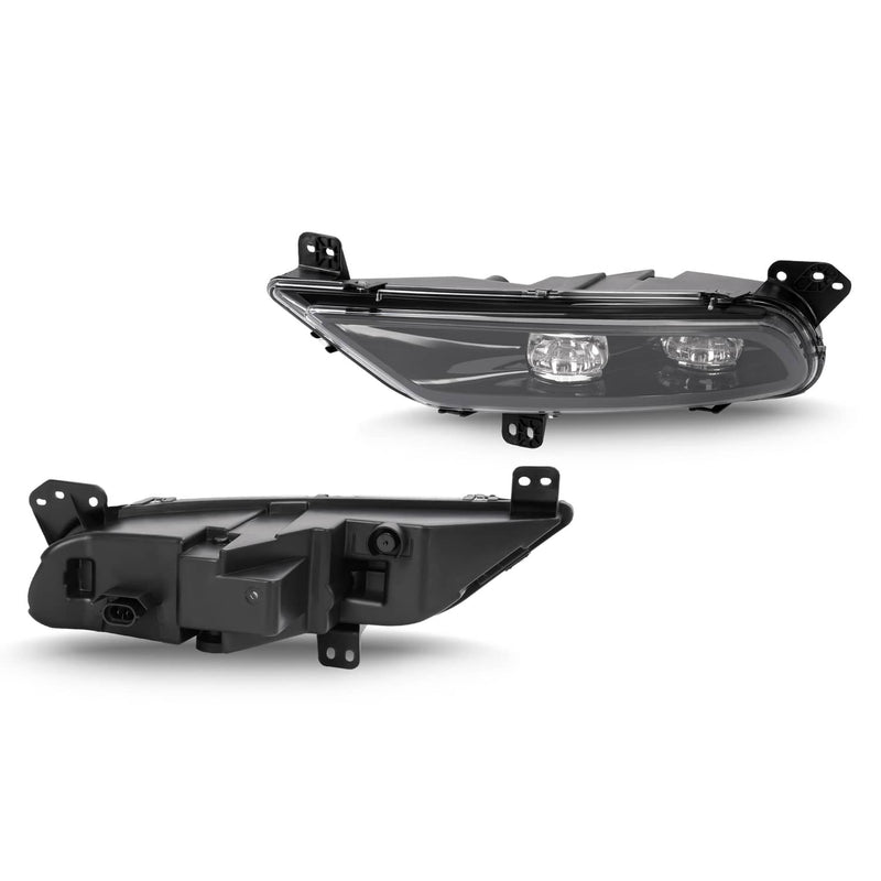 DURAFORCE LED Fog Lights for Chrysler 300 2015-2024 Front Driver Passenger Side Black