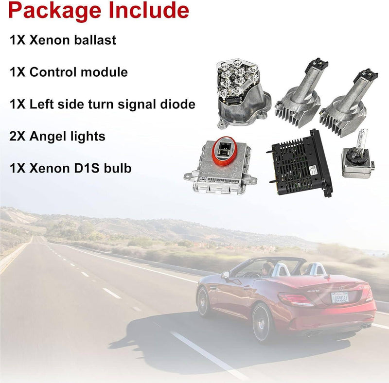 Xenon Ballast Bulb LED Module Diode RH+LH Kit for BMW 5-Series 528i 535i