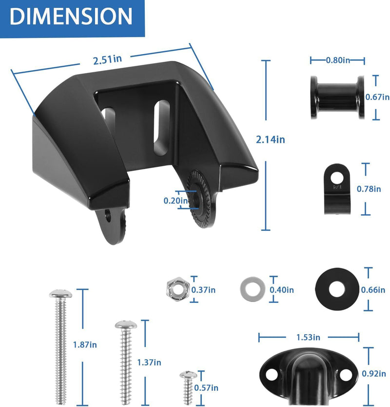 K00-00118-01 Transducer Bracket Transom Mount Kit for Garmin 010-10272-00