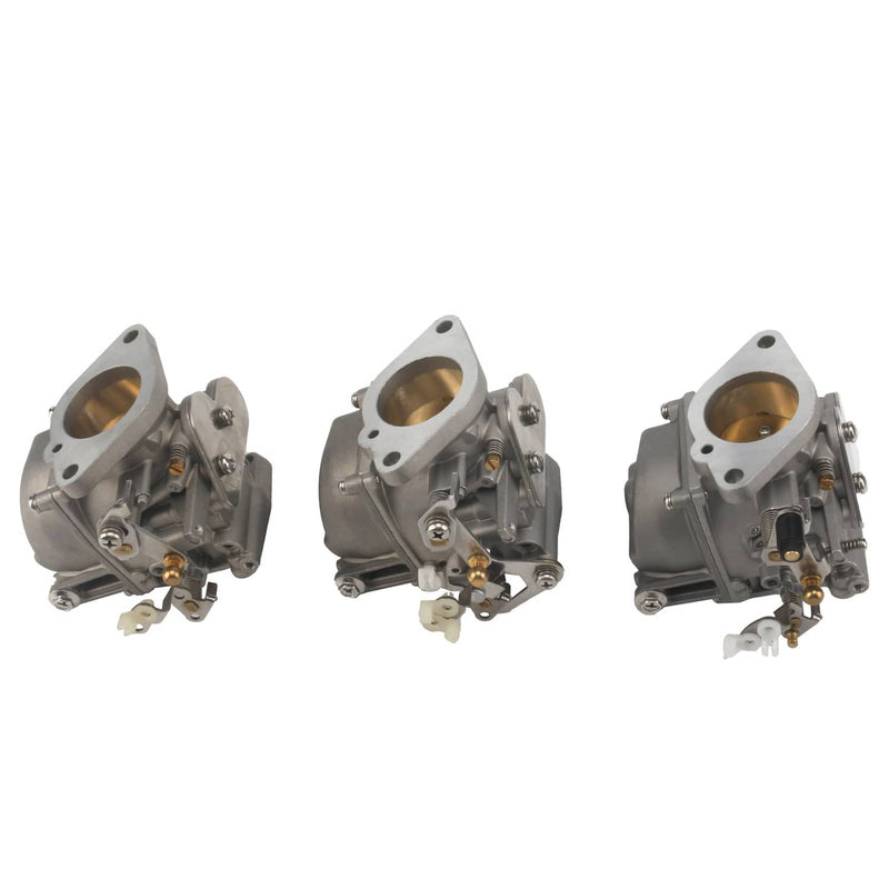 DURAFORCE Outboard Carburetor Sets for Yamaha 2 Stroke 3 Cylinder 75HP 85HP Engine