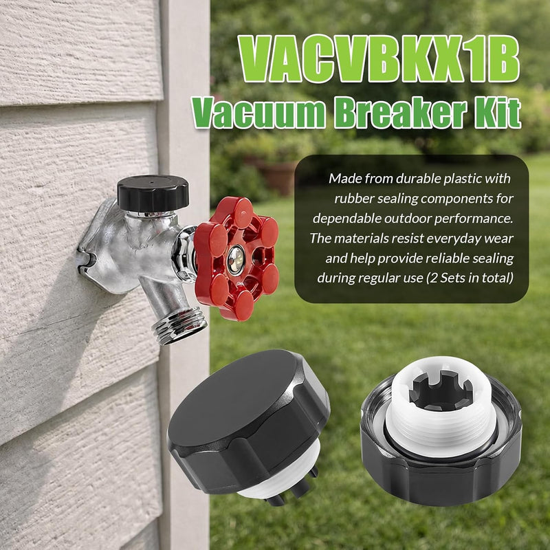 VACVBKX1B Vacuum Breaker Kit for Anti-Siphon Frost-Free Sillcock 2 Pack