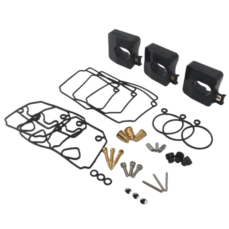 DURAFORCE 6H4-W0093-04 Carburetor Repair Kit for Yamaha 40HP 50HP 2-Stroke Outboard 3Pcs