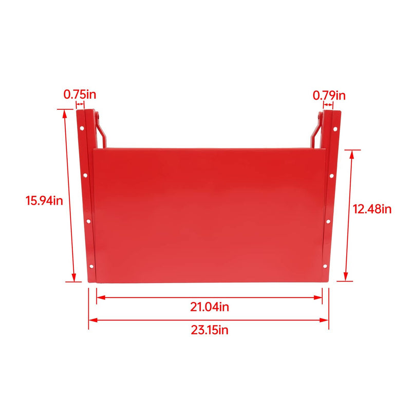 DURAFORCE 12 x 21 High Volume Bulk Grain Gate Manual Flow Control for Large Livestock Farm