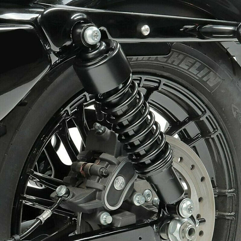 11.75in Black Rear Shocks Suspension for Harley Road King Classic FLHRC 1998-201