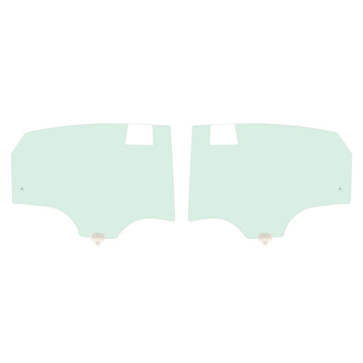 DURAFORCE Rear Side Door Tempered Window Glass LH RH for Kia Forte Sedan 2019-2024