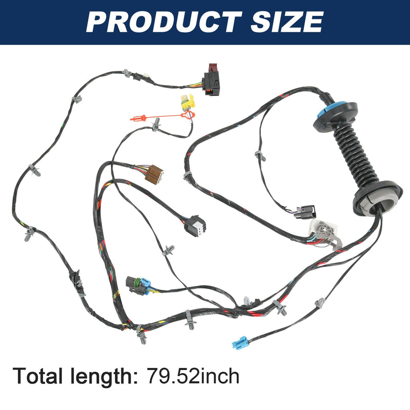 Driver Front Door Wiring Harness for Chevrolet Silverado GMC Sierra 07-08 DL3