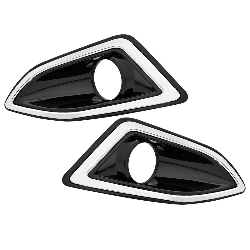 Fog Light Trim Bezel Cover for Ford Edge 2015-2018 Left Right Pair
