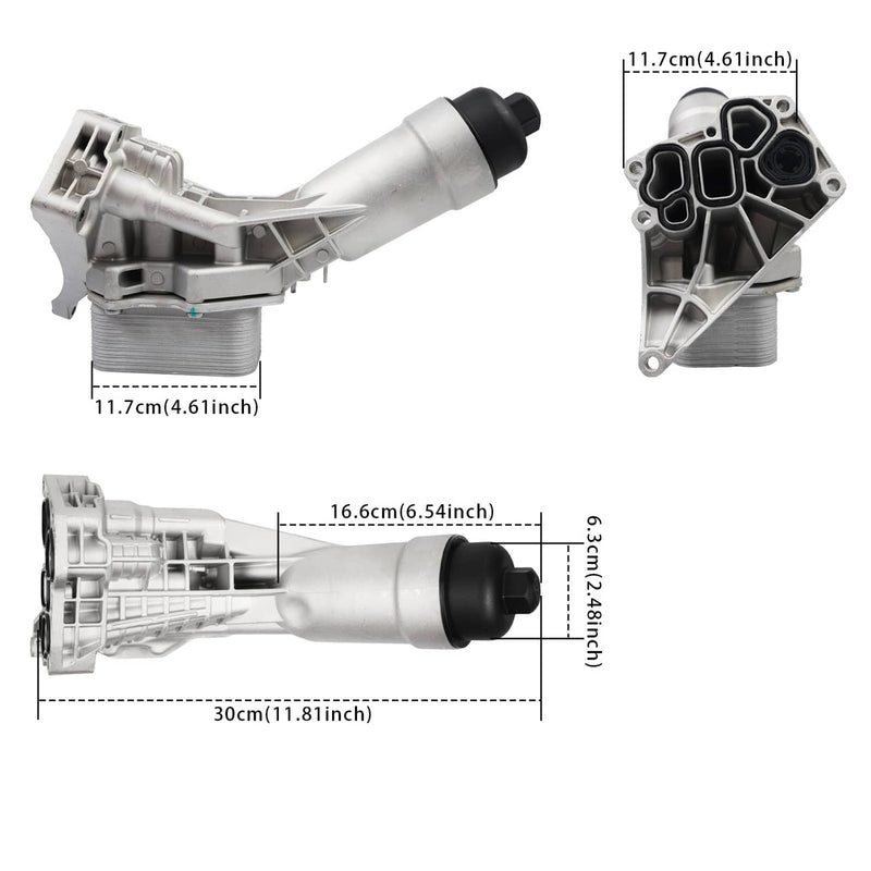 Oil Cooler Filter Housing for BMW 230i 330e 430i 530i X3 X4 Z4 11428580414