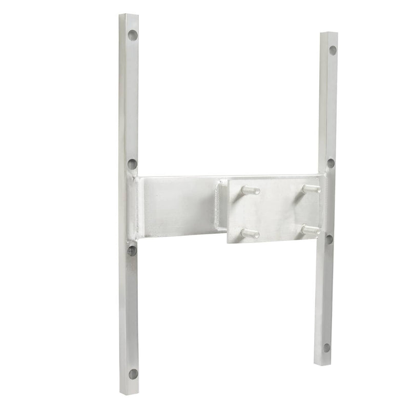 Aluminum H-Mount Trailer Spare Tire Carrier for 6-Lug Wheels w/Hardware