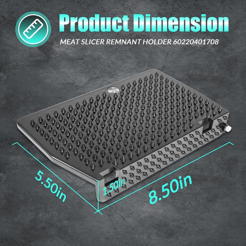 60220401708 Meat Slicer Remnant Holder for Bizerba SE12 SE12D GSP GSPG V12 VS12F