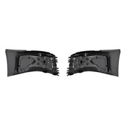 DURAFORCE LH+RH Front Bumper End Cap Extension Corner W/Fog Light Hole For Volvo VNL 04-18